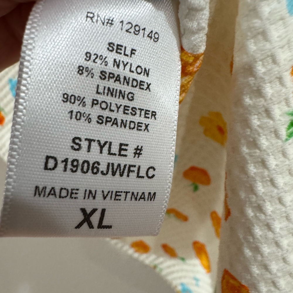 Dippin Daisys wave rider adjustable tie one piece bathing suit size XL NWT - Picture 12 of 14